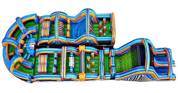 adults inflatable obstacle course