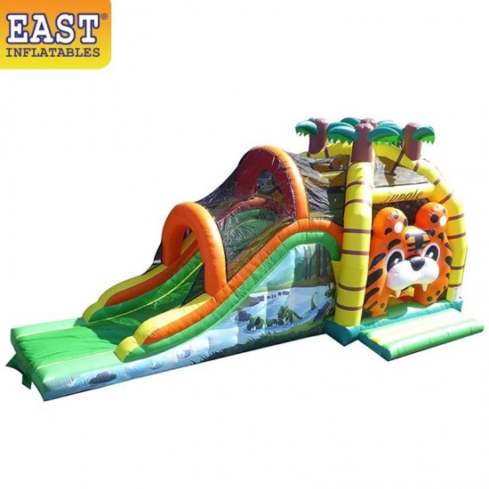 Jungle Bouncy Castle With Slide Jungle Bouncy Castle With Slide