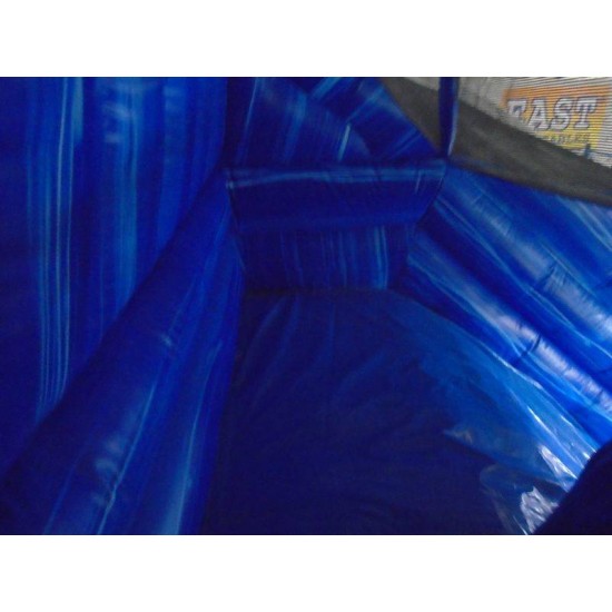Big Blue Inflatable Water Slide