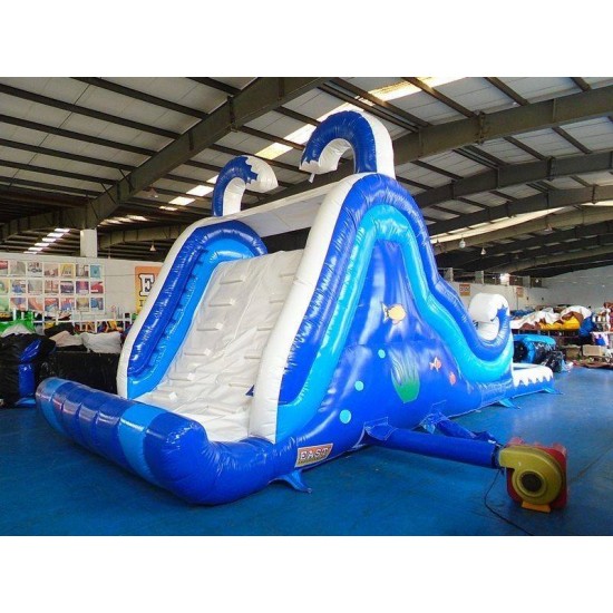 Backyard Inflatable Pool Slide